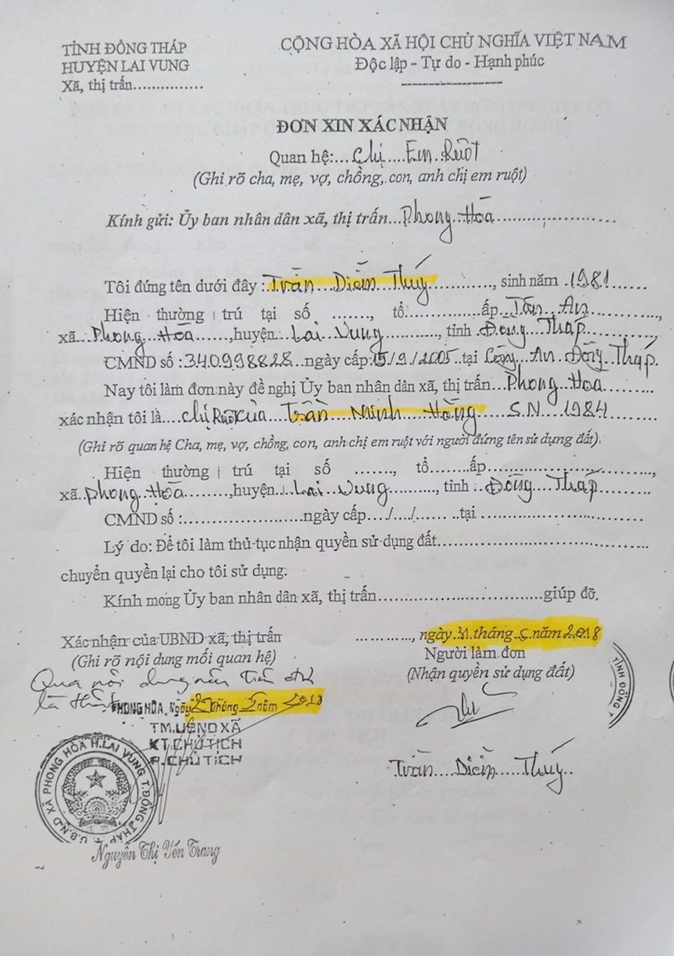 Đồng Tháp: Chuyển 16 thửa đất trong 1 ngày… nhanh bất thường! - 3 Đồng Tháp: Chuyển 16 thửa đất trong 1 ngày… nhanh bất thường! - 3
