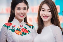 Hoa hậu Ngọc Hân, Thu Thảo khoe nhan sắc lộng lẫy