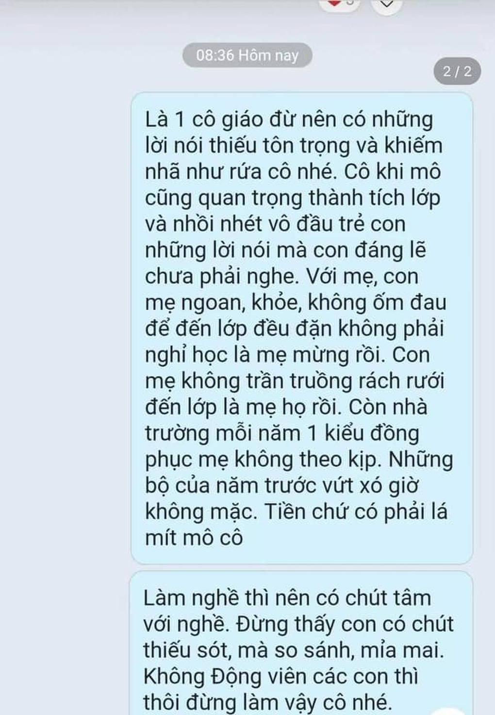 Tranh cãi trường đổi đồng phục hàng năm, trẻ không mua bị giáo viên mỉa mai - 2