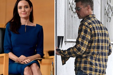 Brad Pitt lủi thủi một mình, Angelina Jolie và các con chu du khắp thế giới