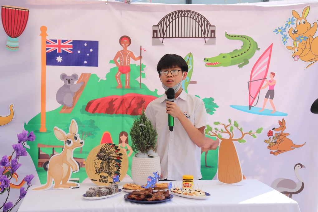 Học sinh tái hiện không gian mùa xuân khắp 5 châu - 10 Học sinh tái hiện không gian mùa xuân khắp 5 châu - 10