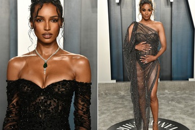 Siêu mẫu Jasmine Tookes khoe khéo "vòng một" gợi cảm