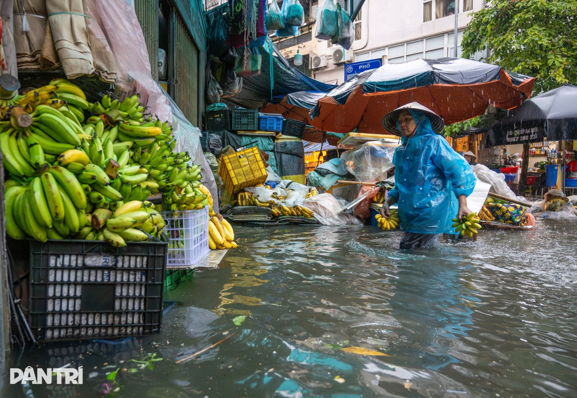 Nhiều tuyến phố cổ Hà Nội ngập sâu chưa từng thấy - 12 Nhiều tuyến phố cổ Hà Nội ngập sâu chưa từng thấy - 12