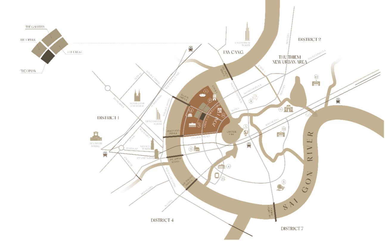 ការផ្គត់ផ្គង់ទាបធ្វើឱ្យអចលនទ្រព្យប្រណិតនៅកណ្តាលក្រុង Thu Thiem មានតម្លៃកើនឡើង - ២ Nguồn cung ít khiến bất động sản hạng sang tại trung tâm Thủ Thiêm tăng giá trị - 2