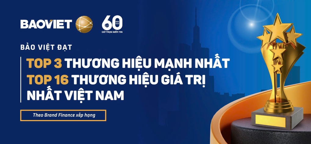 Bảo Việt xếp thứ 16 trong Top 100 Thương hiệu giá trị nhất Việt Nam - 1