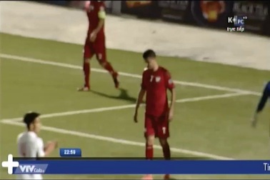 Việt Nam - Afghanistan: Phút thứ 24, Tuấn Linh ôm gọn cú sút của đối phương