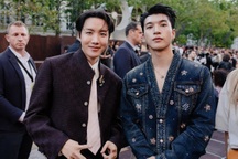 HIEUTHUHAI diện đồ hơn 330 triệu đồng, gây sốt khi đọ dáng bên J-Hope (BTS)