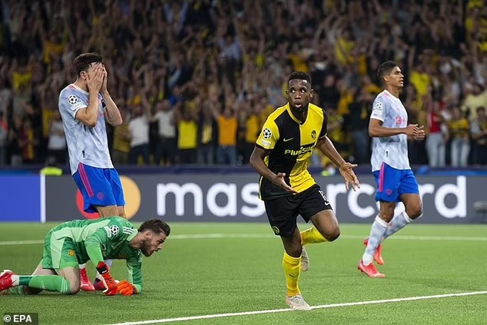 Những cầu thủ bị coi là tội đồ ở trận Man Utd thua ngược Young Boys - 1 Những cầu thủ bị coi là tội đồ ở trận Man Utd thua ngược Young Boys - 1