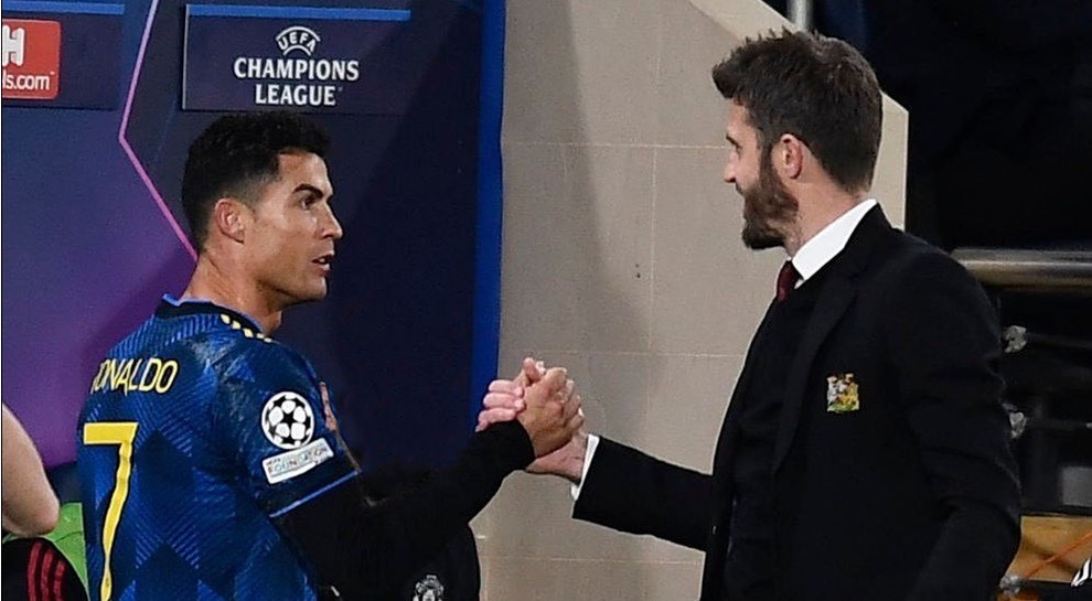 Ronaldo cảm ơn Michael Carrick, lấy lòng Ralf Rangnick - 1 Ronaldo cảm ơn Michael Carrick, lấy lòng Ralf Rangnick - 1