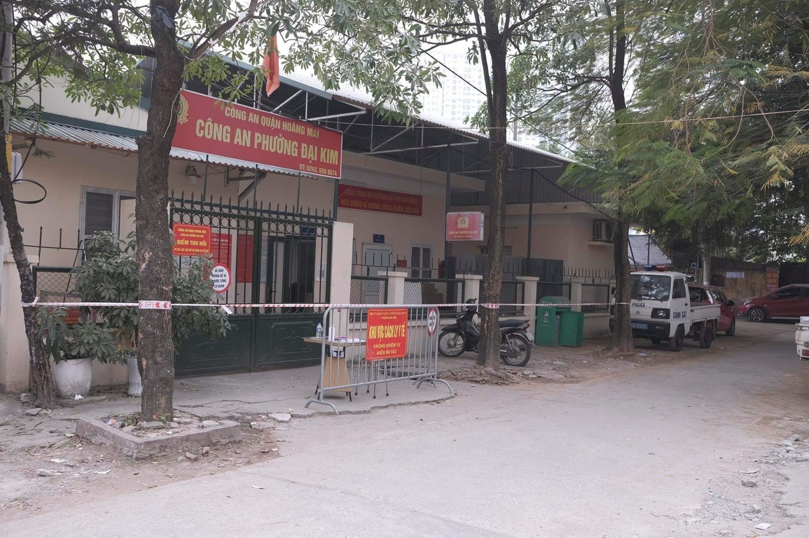 Hà Nội tạm phong tỏa trụ sở công an phường, UBND phường Đại Kim - 1 Hà Nội tạm phong tỏa trụ sở công an phường, UBND phường Đại Kim - 1