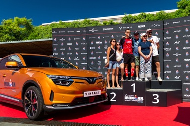 VinFast là đối tác danh hiệu cho giải Vô địch Thế giới VinFast Ironman 2023
