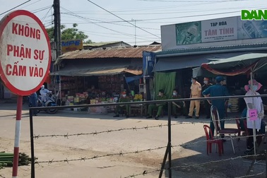Khu vực phong tỏa 350 hộ dân "nội bất xuất, ngoại bất nhập"