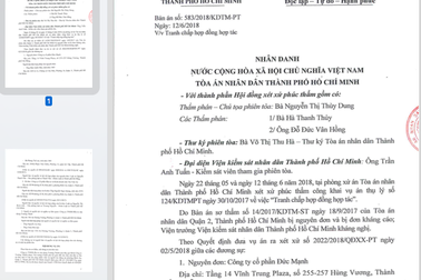 Vụ hủy hợp đồng vẫn kiện đối tác ra toà: Lặp lại vi phạm của tòa cấp dưới!