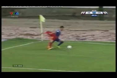 Wu Chu Ching mở tỷ số cho Đài Loan trước Việt Nam