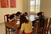 Triệt phá 2 tụ điểm, bắt quả tang 6 đôi nam nữ mua bán dâm