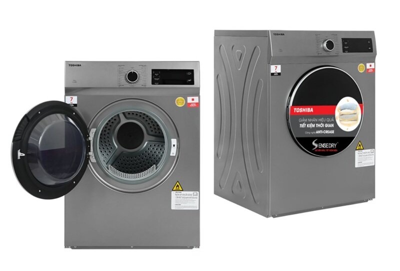 Máy sấy quần áo Toshiba TD-H80SEV(WK) "chạm đáy" 4 triệu đồng, chất Nhật vẫn xuất sắc, bền bỉ