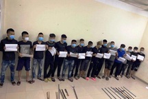 Hà Nam: Công an triệu tập hơn 30 thanh niên dùng dao, kiếm đánh nhau