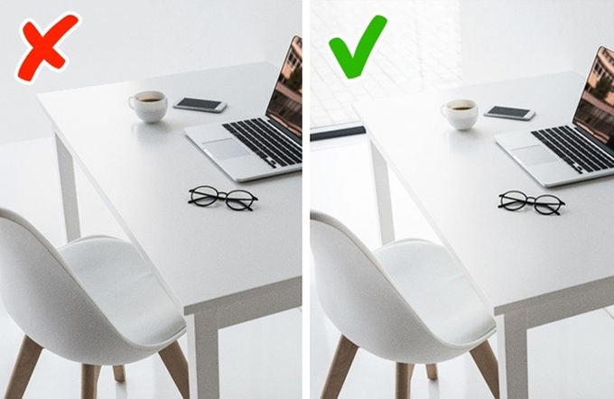 Kê bàn làm việc gần cửa sổ