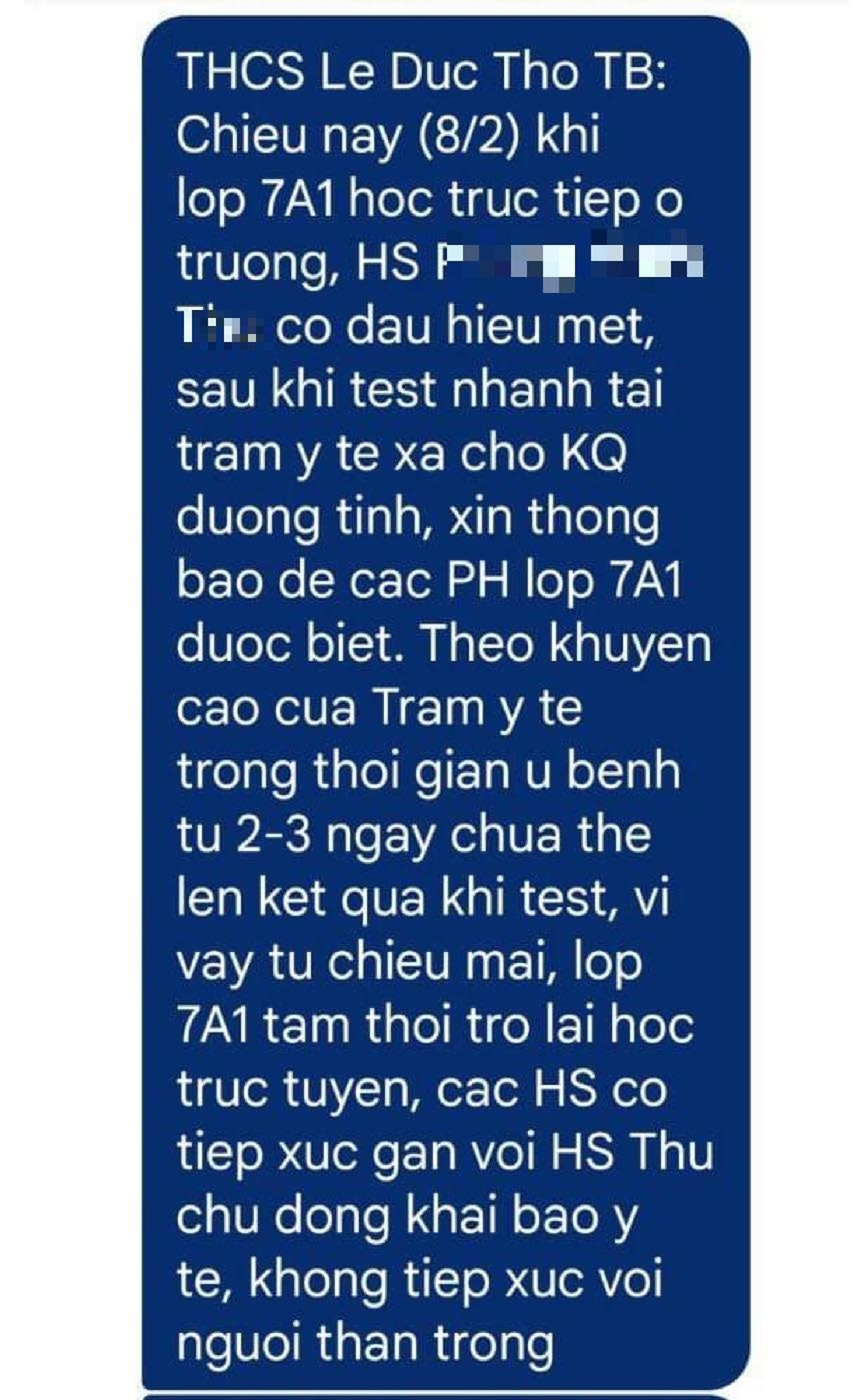 Phụ huynh, giáo viên căng thẳng vì F0 bùng phát khi học sinh trở lại trường - 2 Phụ huynh, giáo viên căng thẳng vì F0 bùng phát khi học sinh trở lại trường - 2