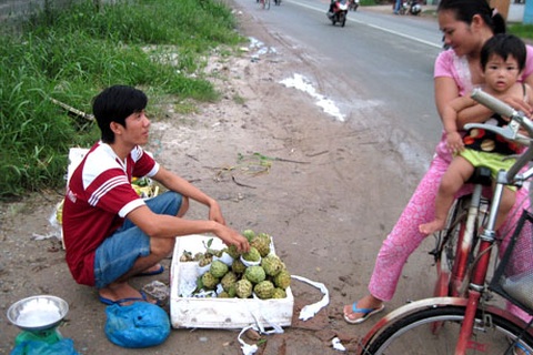 Cậu sinh viên bán trái cây dạo để theo đuổi việc học