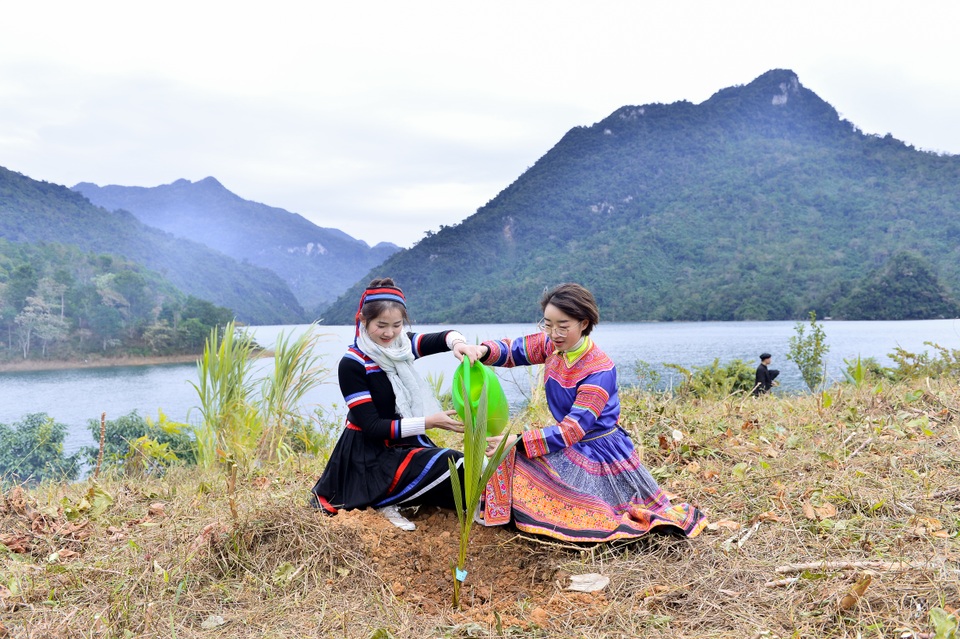 10 người đẹp Hoa khôi Du Lịch Việt Nam 2020 trồng cây trong giá rét - 3 10 người đẹp Hoa khôi Du Lịch Việt Nam 2020 trồng cây trong giá rét - 3