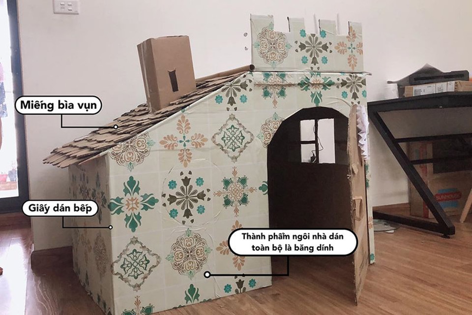 Ông bố Đà Nẵng dựng “nhà” lá chuối cho con chơi mùa dịch gây sốt - 8 Ông bố Đà Nẵng dựng “nhà” lá chuối cho con chơi mùa dịch gây sốt - 8