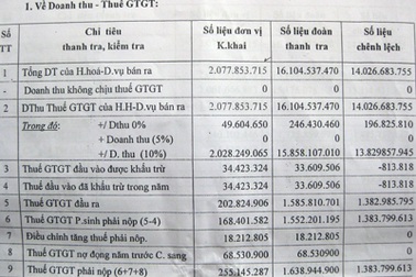 Doanh nghiệp “phù phép” doanh thu, trốn thuế hàng tỷ đồng