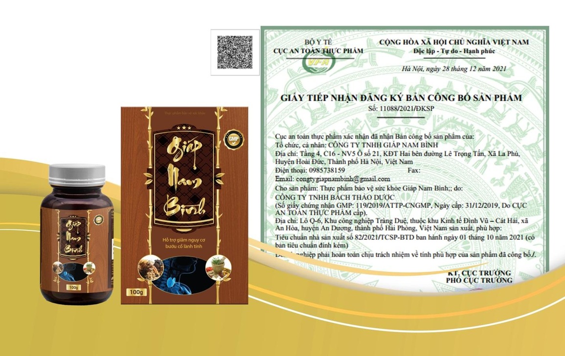 Giáp Nam Bình - giải pháp hỗ trợ cho người bướu cổ lành tính, tuyến giáp - 2 Giáp Nam Bình - giải pháp hỗ trợ cho người bướu cổ lành tính, tuyến giáp - 2