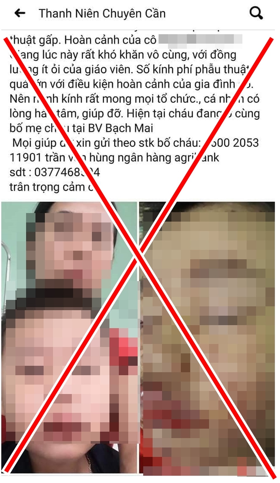 Bắt khẩn cấp 2 facebooker giả danh từ thiện để trục lợi hơn 500 triệu đồng - 1 Bắt khẩn cấp 2 facebooker giả danh từ thiện để trục lợi hơn 500 triệu đồng - 1