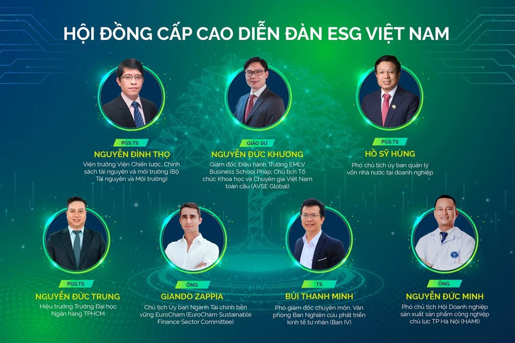 Hội đồng cấp cao Diễn đàn ESG Việt Nam: Hé lộ những thành viên đầu tiên - 1