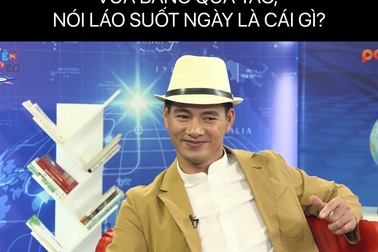 Giáo sư Xoay và MC Trần Xoáy trêu nhau cũng khiến khán giả bật cười vì sự thâm thúy