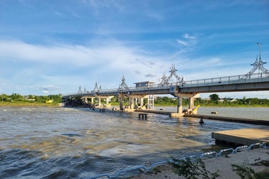 Nam sinh lớp 9 mất tích ở đập ngăn mặn tại Quảng Trị