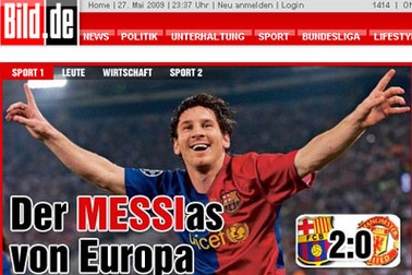 Truyền thông quốc tế thi nhau tán tụng Barcelona