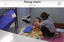 Công an làm việc với bảo mẫu đánh bé 11 tháng tuổi