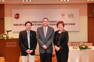 UPS Foundation tài trợ cho VinaCapital Foundation và Room To Read