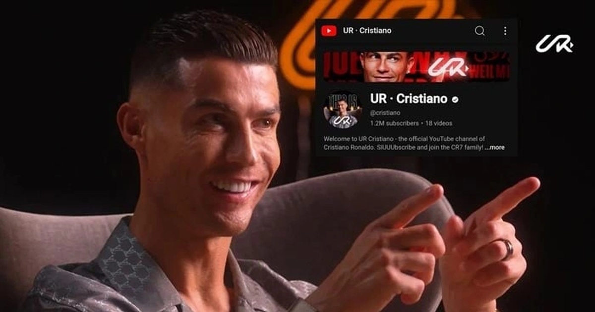 Ronaldo ra mắt kênh YouTube, lập kỷ lục nhận nút vàng nhanh nhất