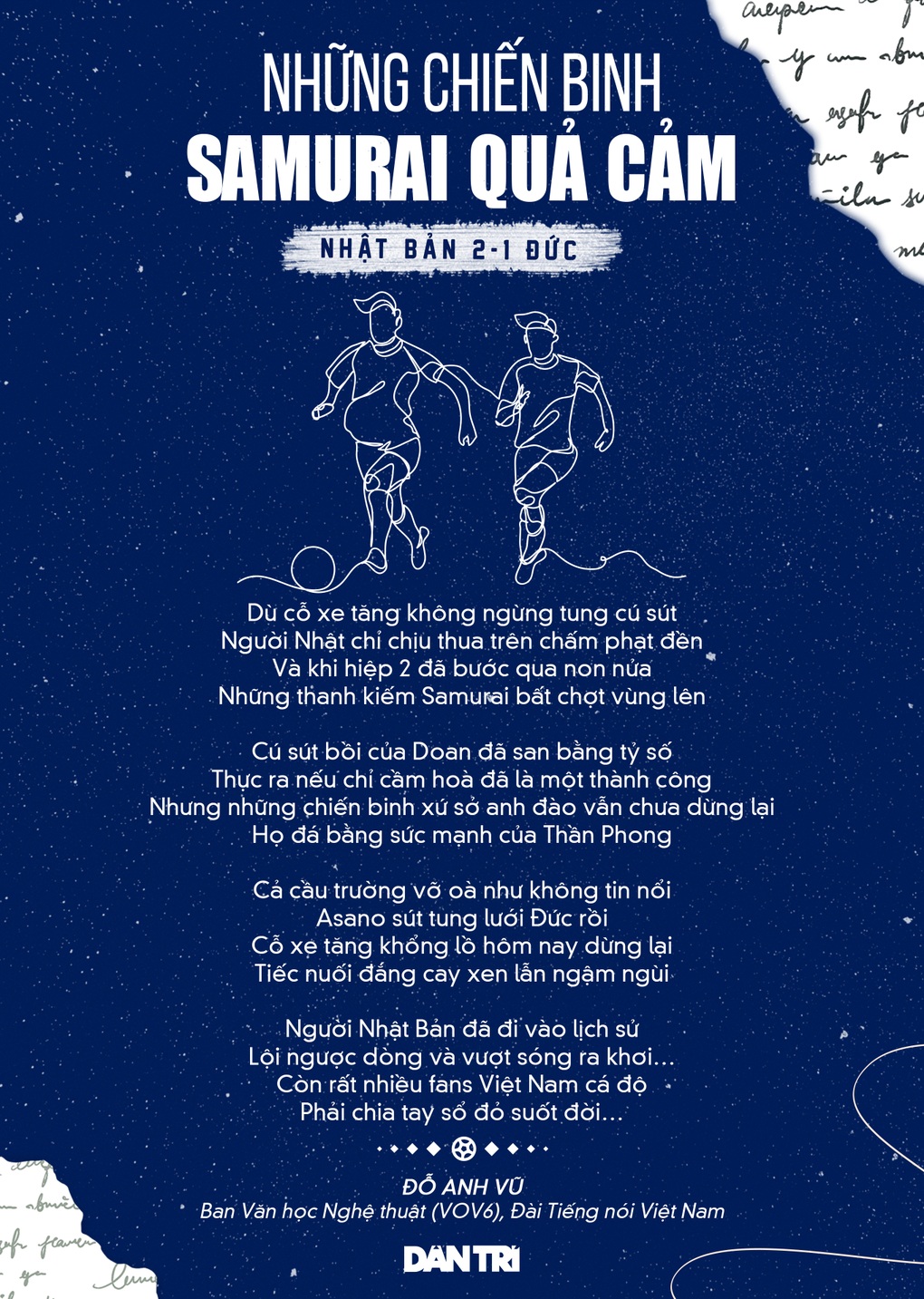 Thơ World Cup: Những chiến binh Samurai quả cảm - 1 Thơ World Cup: Những chiến binh Samurai quả cảm - 1