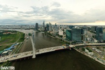 Cầu Thủ Thiêm 2 hợp long, mang diện mạo mới sau 6 năm thi công