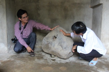 Quảng Ngãi: Phát hiện tù và bằng đá "độc nhất vô nhị"