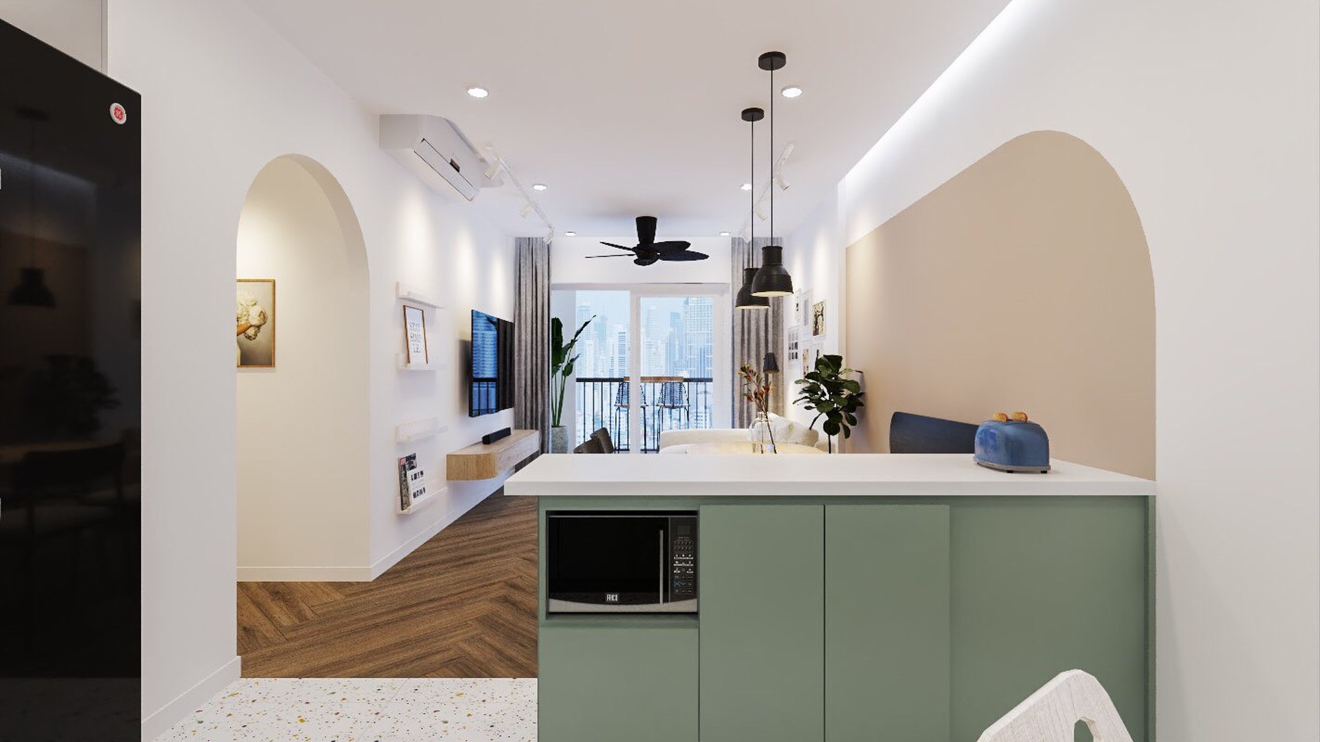 Căn hộ 75 m2 được chủ nhà tự lên ý tưởng thiết kế, tối giản nhưng chill - 10 Căn hộ 75 m2 được chủ nhà tự lên ý tưởng thiết kế, tối giản nhưng chill - 10