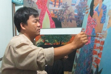 Anh chàng “nghiện” vẽ