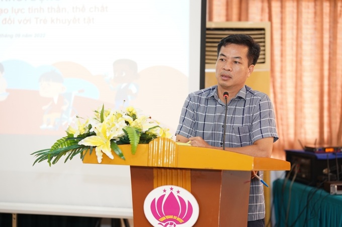 Ông Vương Đình Giáp, Giám đốc Thực hiện Chương trình - Tổ chức Cứu trợ Trẻ em.