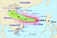 Bão số 13 có thể suy yếu trước khi vào đất liền