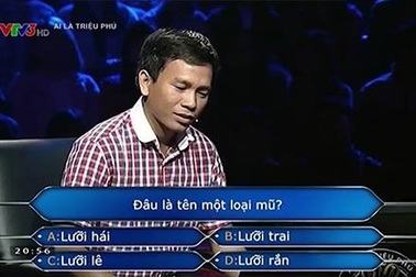 Clip người chơi "Ai là triệu phú" dùng trợ giúp ngay từ câu hỏi đầu gây "bão" mạng
