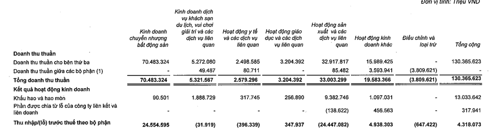 Tập đoàn của tỷ phú Phạm Nhật Vượng lãi gần 25 tỷ đồng mỗi ngày nửa đầu năm - 1 Tập đoàn của tỷ phú Phạm Nhật Vượng lãi gần 25 tỷ đồng mỗi ngày nửa đầu năm - 1