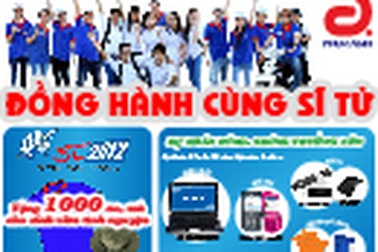 Phúc Anh đồng hành cùng sĩ tử