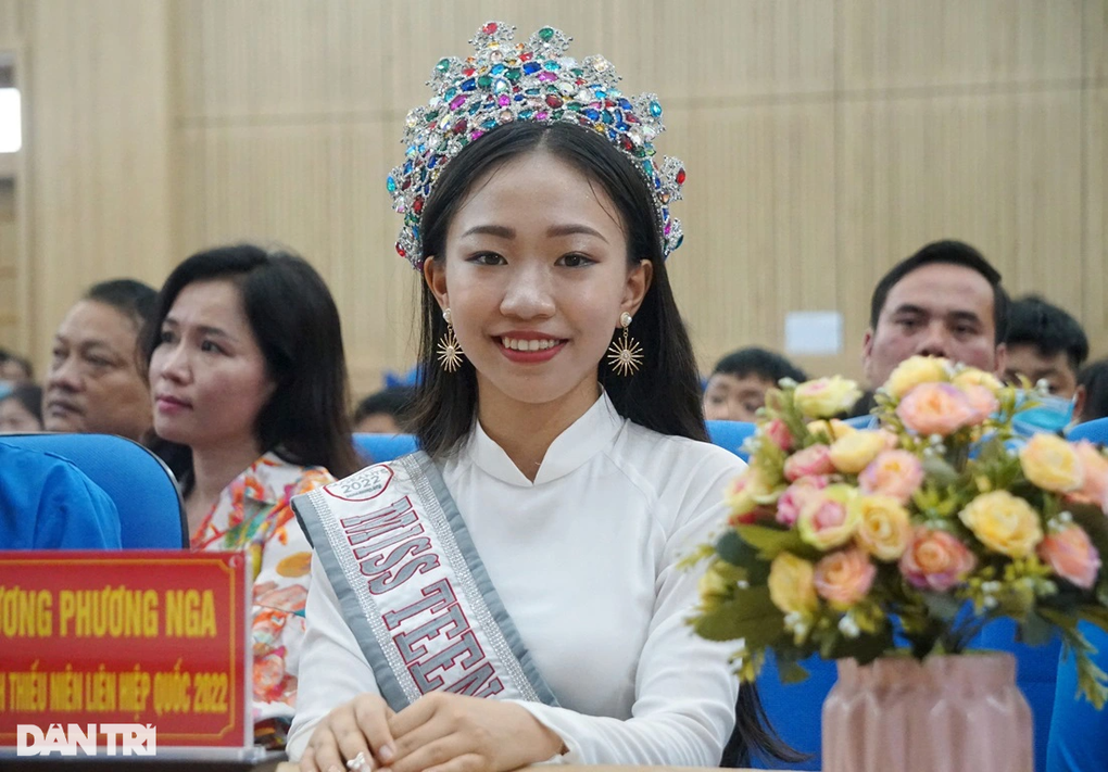 Hoa hậu Miss Teen United Nations dự lễ phát động phòng chống đuối nước - 1 Hoa hậu Miss Teen United Nations dự lễ phát động phòng chống đuối nước - 1