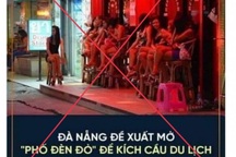 Xử phạt người đăng tin "Đà Nẵng đề xuất mở phố đèn đỏ"