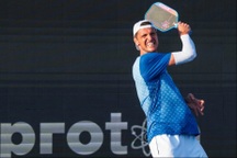 Tay vợt pickleball đánh đôi số một thế giới thi đấu ở Việt Nam