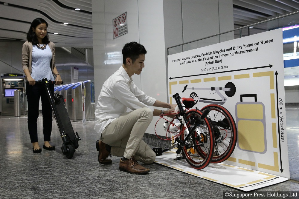 Tranh luận việc đưa xe đạp gấp lên Metro số 1 TPHCM